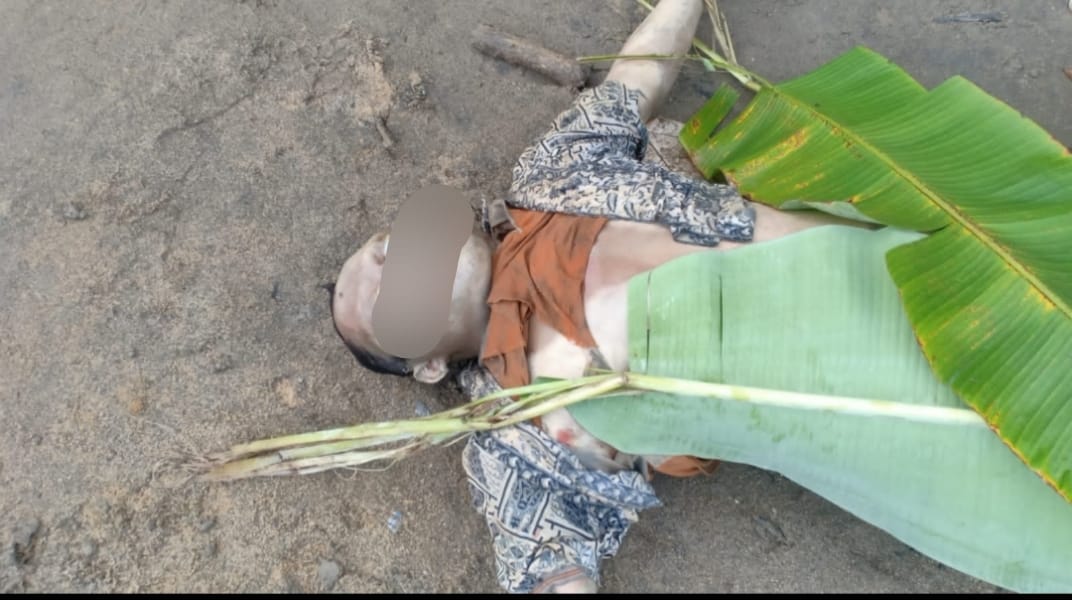 Polsek Galang Polresta Deli Serdang evakuasi  temuan mayat  hanyut di aliran sungai ular Kecamatan Galang