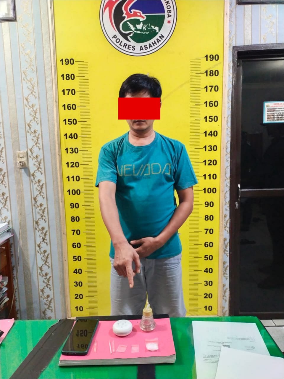 Sat Res Narkoba Polres Asahan Amankan Pengedar Sabu di Jalan Akasia