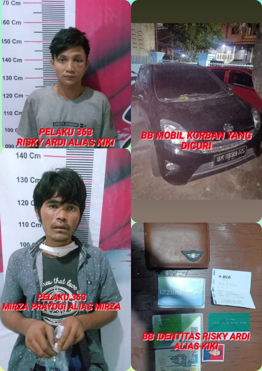 Tim Siluman Sat Reskrim Polrestabes Medan Ungkap Kasus Curanmor, Dua Pelaku Ditembak