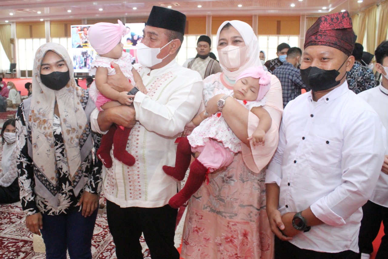 Edy Rahmayadi dan Istri Nawal Komitmen Terus Jaga Silaturahmi Bersama Anak-anak Marjinal