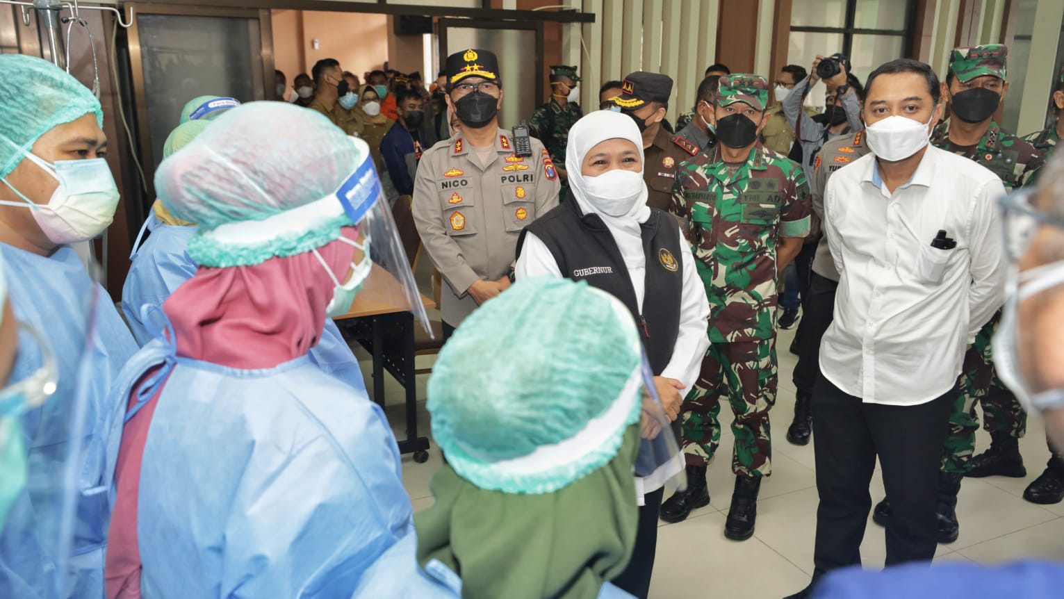 Forkopimda Jatim Cek Tempat Isoter Untuk Masyarakat Surabaya Raya