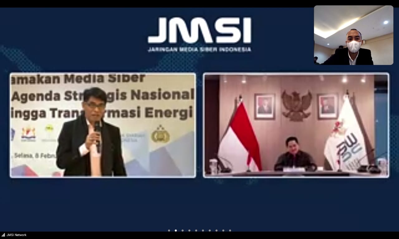 HUT JMSI KE-2 di Kendari, Erick Thohir: Media Harus Jadi agen Check And Balance