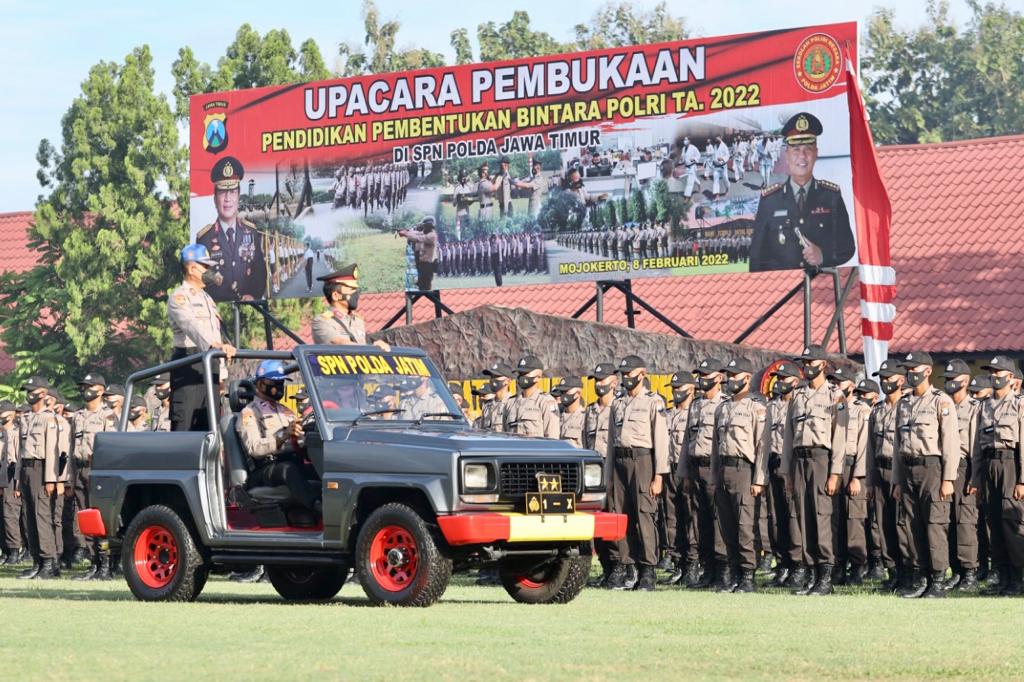 Kapolda Jatim Buka Diktuk Bintara Polri Gelombang I, sebanyak 737 Siswa akan dididik di SPN