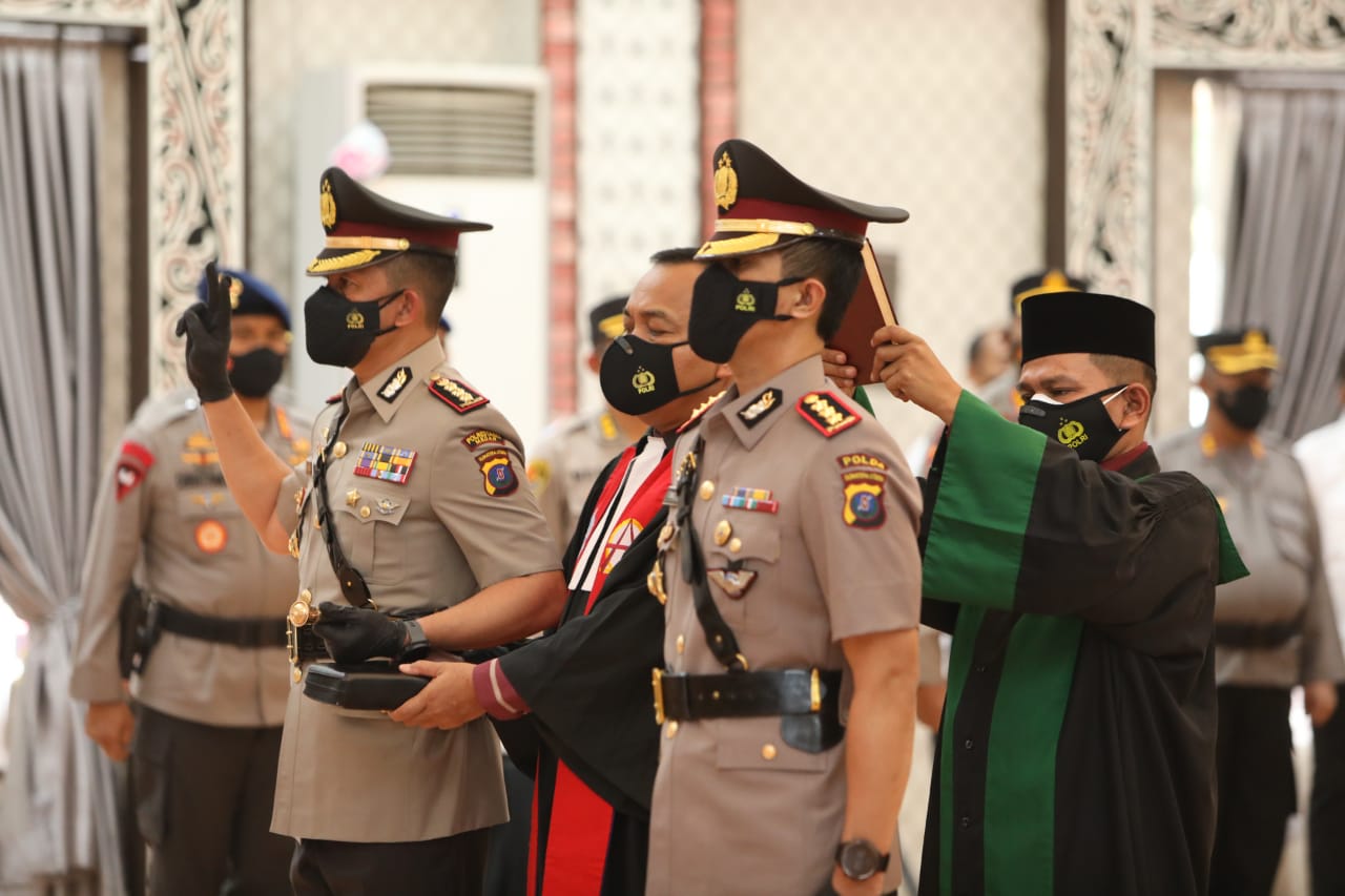 Kapoldasu Lantik Kombes Pol Valentino Jadi Kapolrestabes Medan, Dirlantas dan Kapolres Batubara