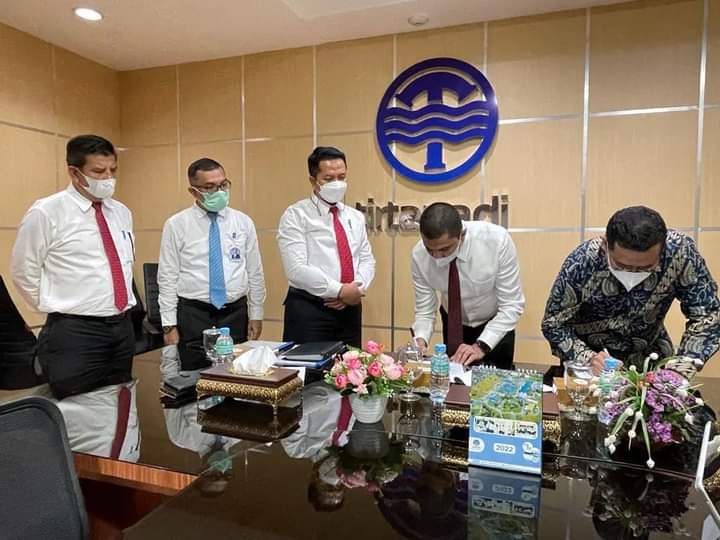 Perumda Tirtanadi Menjalin Nota Kesepahaman Dengan PT.PGAS Telekokunikasi Nusantara