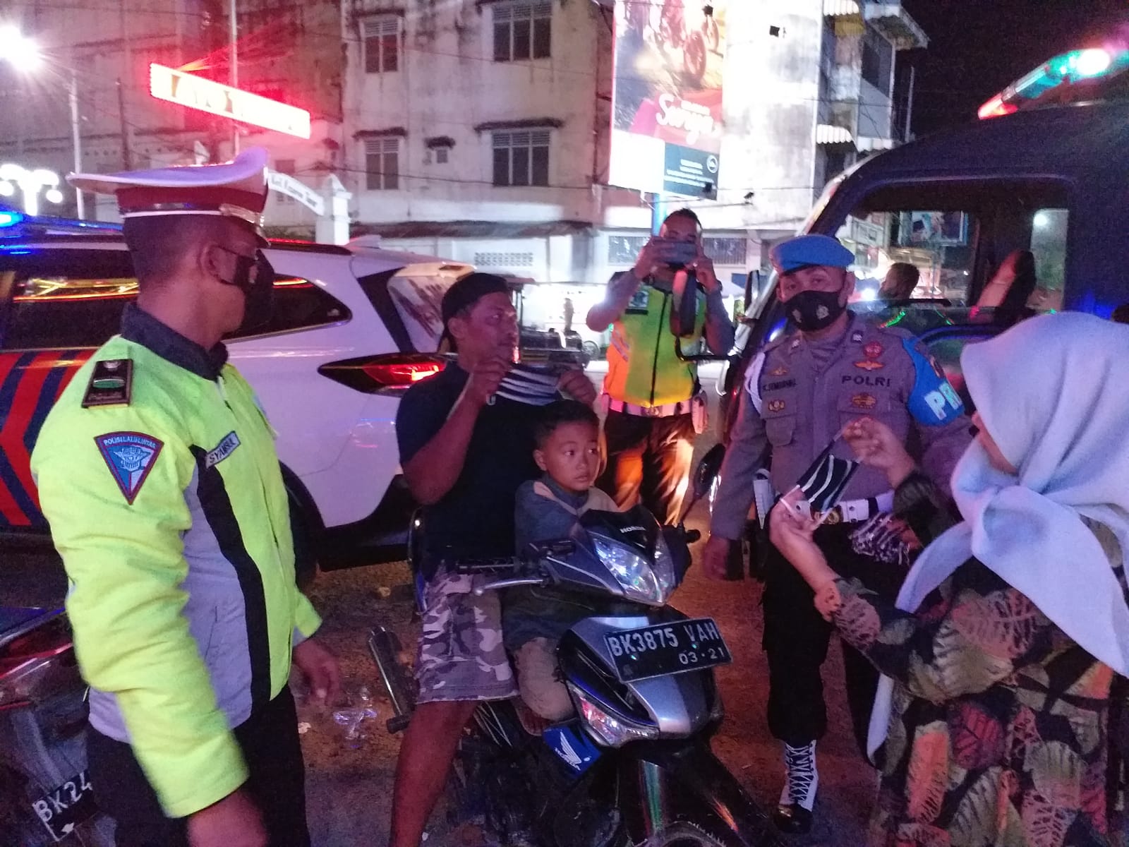 45 Orang Diberikan Teguran Lisan dari Ops Yustisi 2022 Oleh Personel Polres Asahan