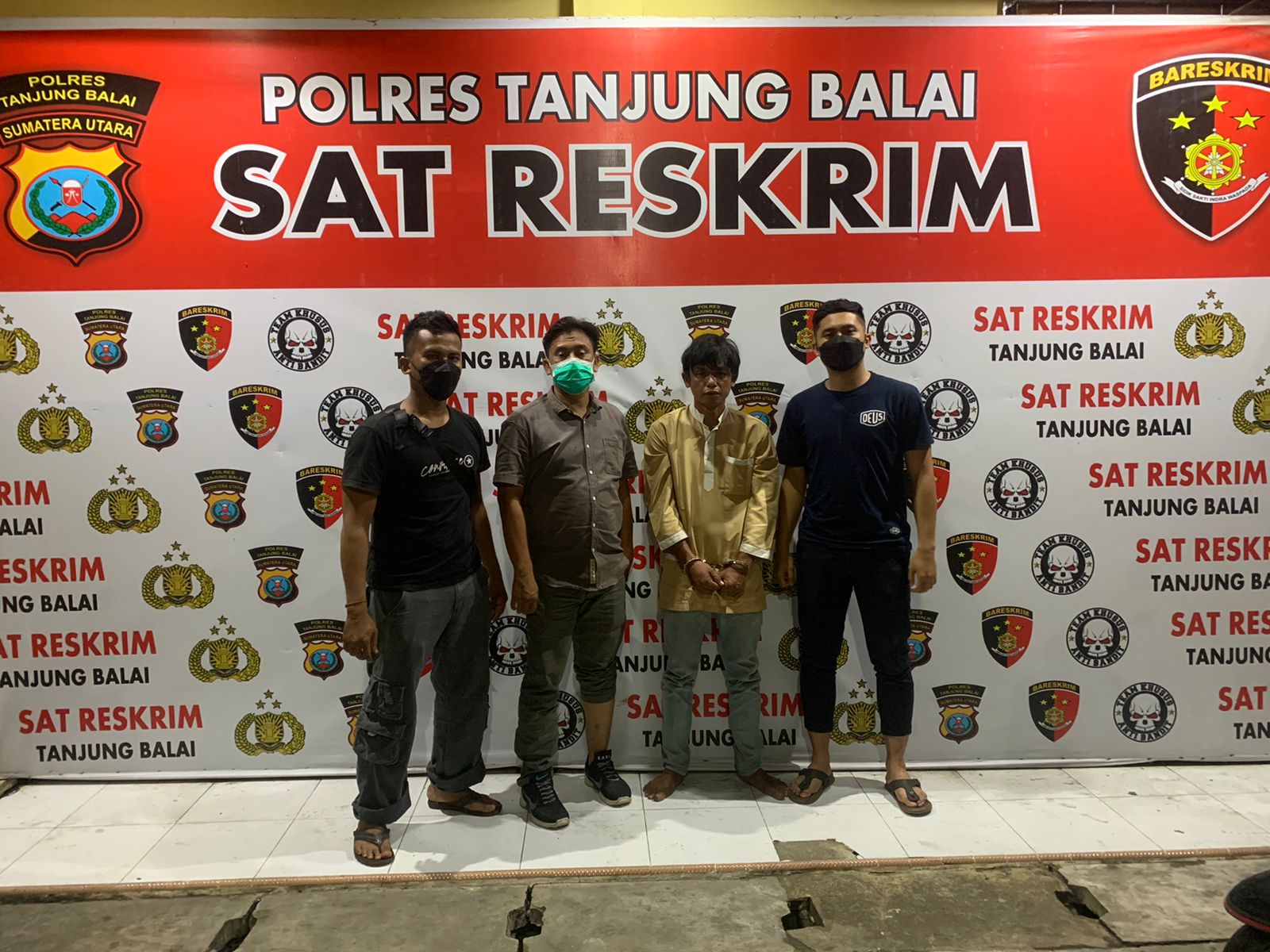 Satreskrim Polres Tanjungbalai Ungkap Mafia Penyelundupan PMI
