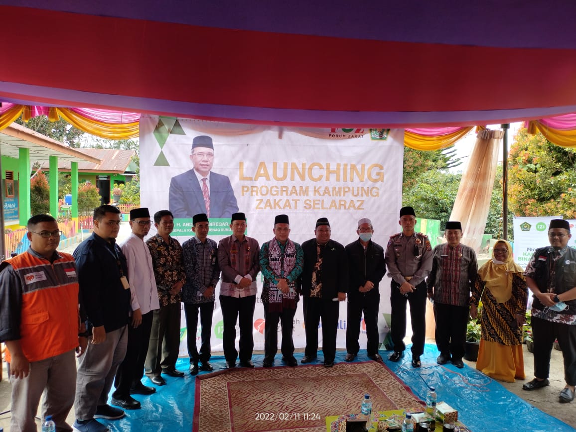 Kemenag Sumut Resmikan Kampung Zakat Selaraz di Humbang Hasundutan