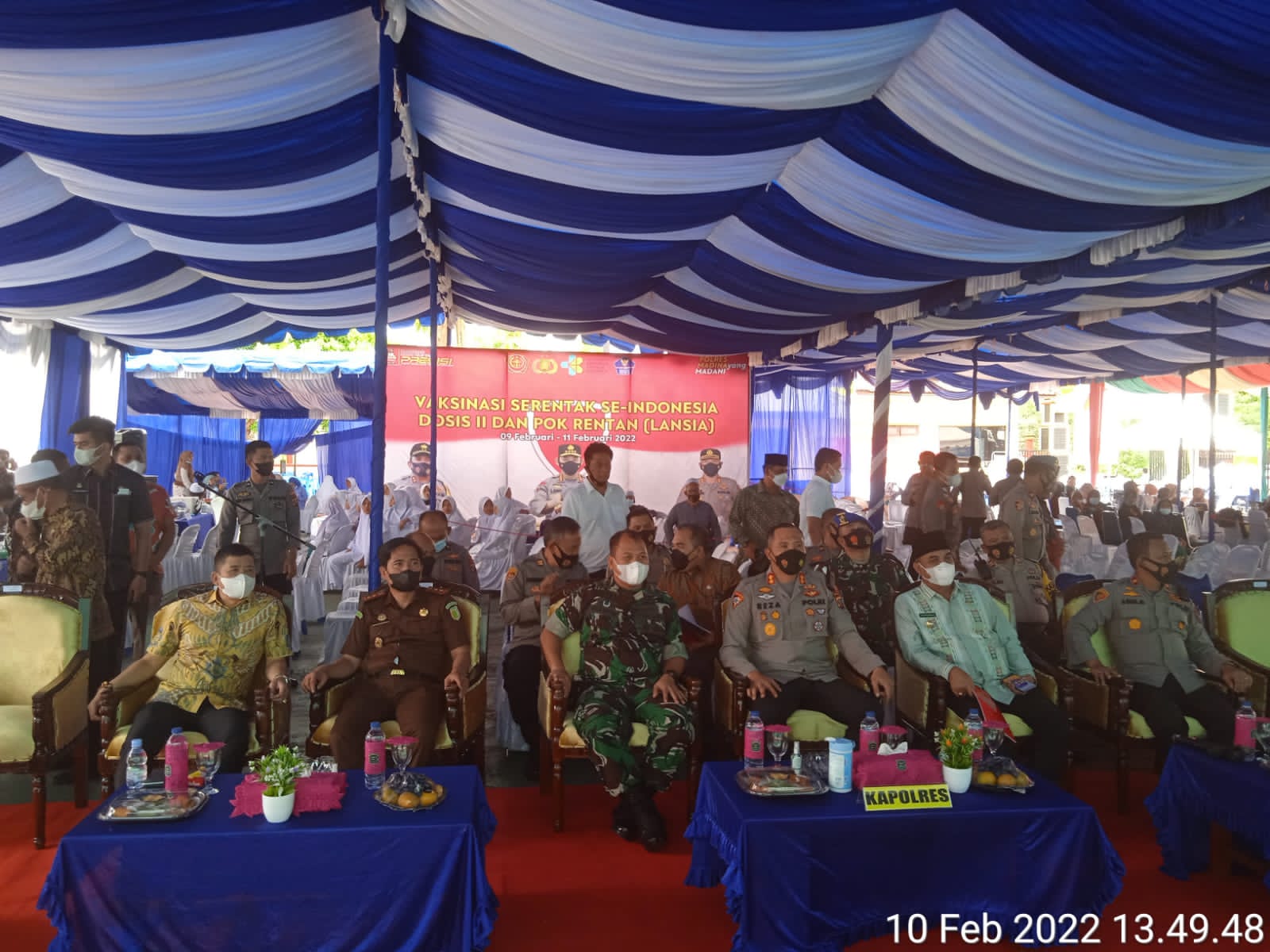 Kaporles Madina Bersama ForkopimdaÂ  Zoom Meeting Dengan Kapolri. 