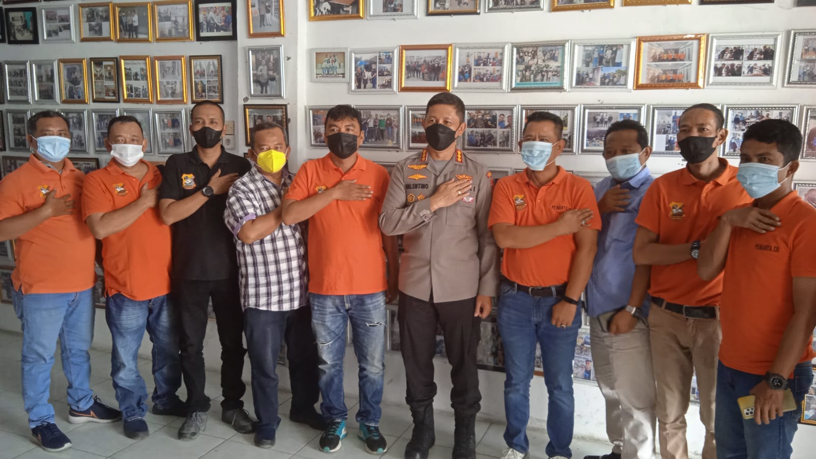 Secara Total, Pewarta Dukung Kinerja Kapolrestabes Medan Kombes Pol. Valentino Alfa Tatareda