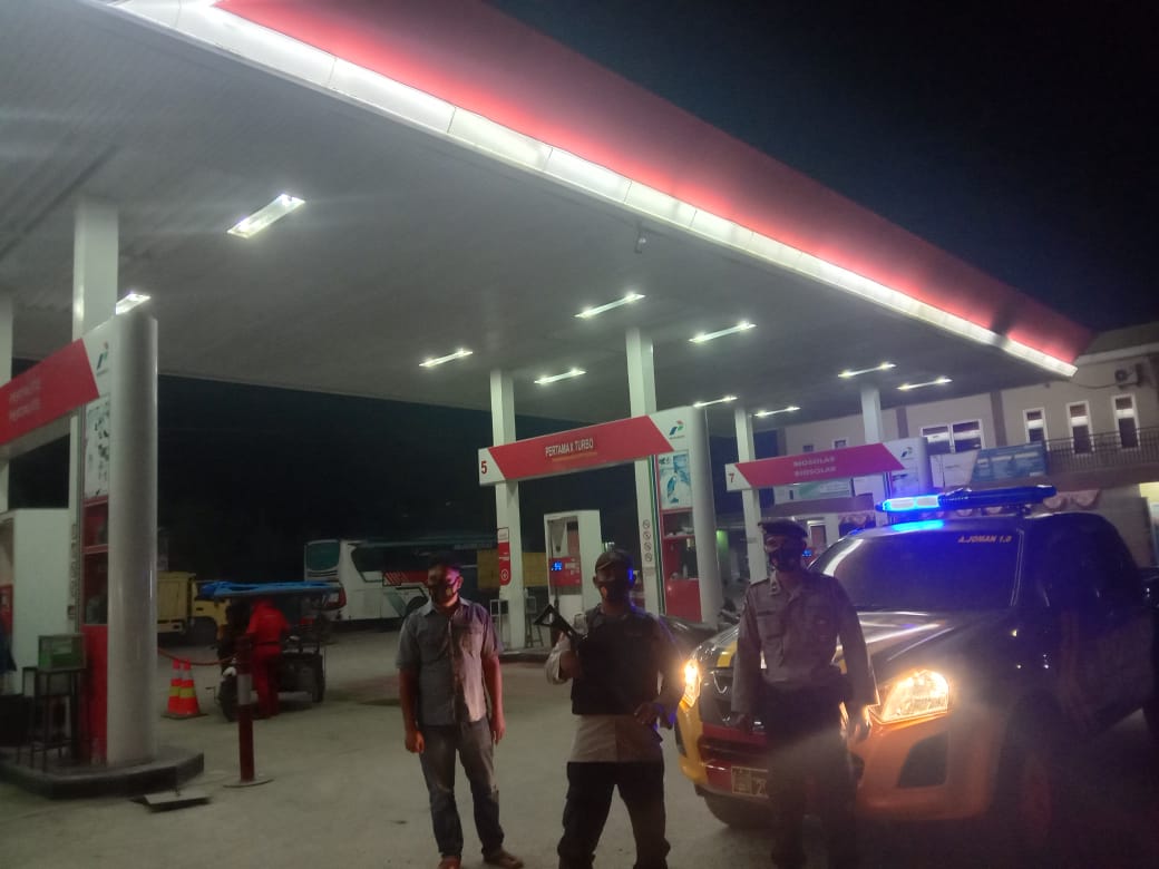 Upaya Jaga Situasi Kamtibmas, Polsek Air Joman Polres Asahan Patroli Blue Light ke Titik Rawan Kejahatan