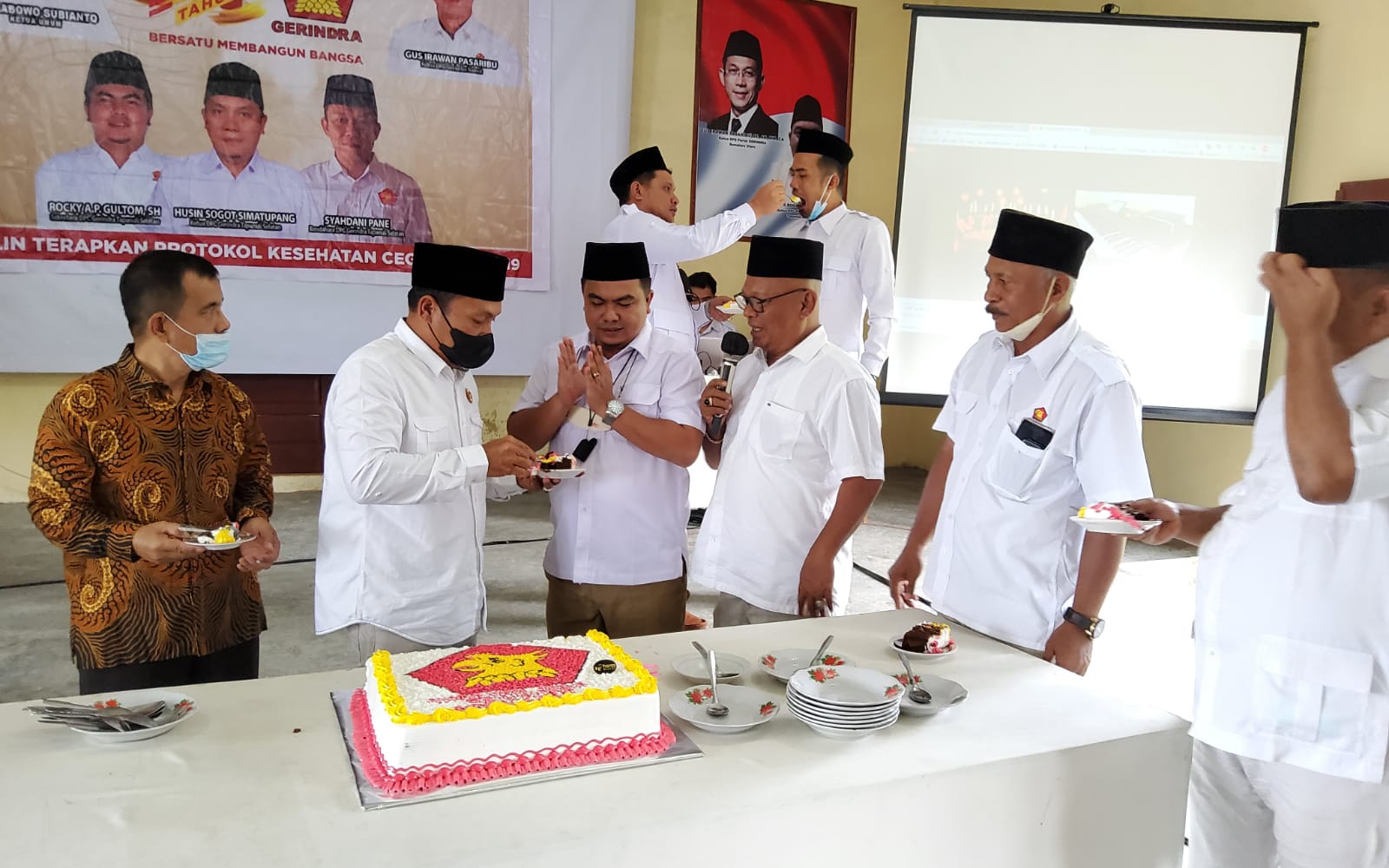 Rakorcab Gerindra Tapsel Di Hut 14,Â  Partai Gerindra Deklarasikan Prabowo Subianto Sebagai Calon Presiden