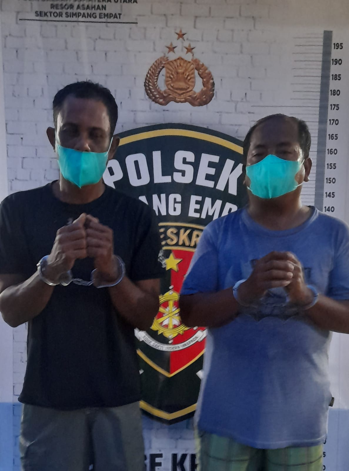 Tekab Polsek Simpang Empat Polres Asahan Amankan Spesialis Curanmor beserta Sang Penadah