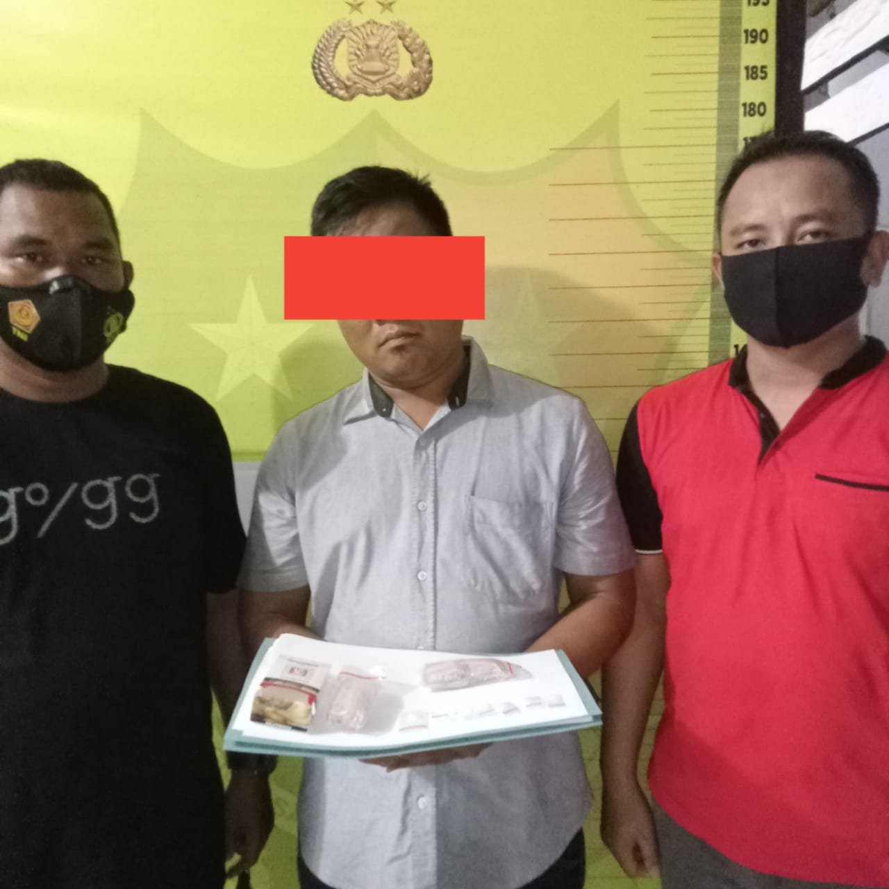 Reskrim Polsek Simpang Empat Polres Asahan Amankan Pengedar Sabu di Dusun XVIII