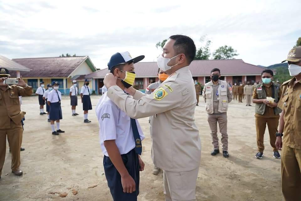 Bupati Franc Minta Seluruh Siswa Terapkan Protokol kesehatanÂ 