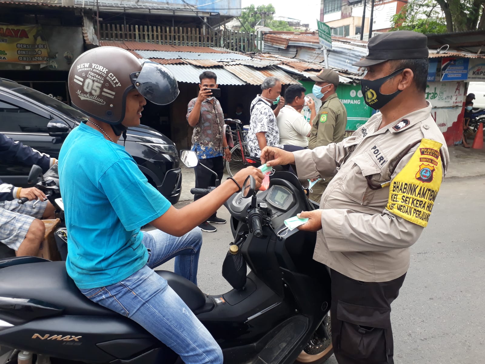 Giat Polsek Medan Timur Cegah Peyebaran Covid,Ini Kata Kompol Rona Tambunan