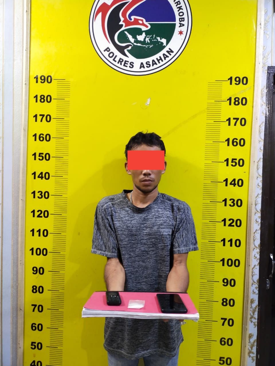 Sat Narkoba Polres Asahan Amankan Pengedar Sabu Warga Dsn VIII Des Simpang Empat