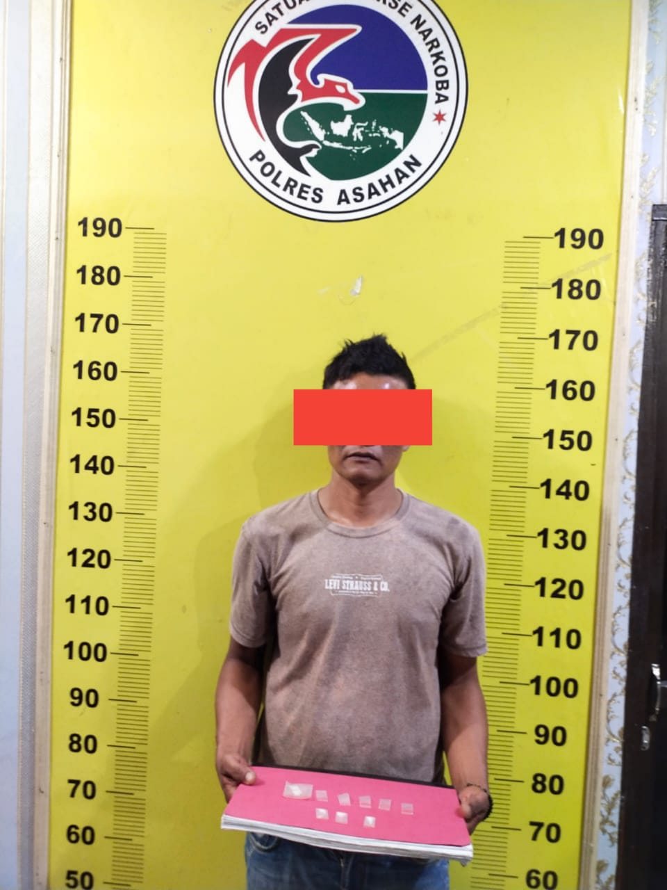 Penjual Sabu di Rintis Dusun I Desa Sei Apung Jaya Diamankan Sat Narkoba Polres Asahan