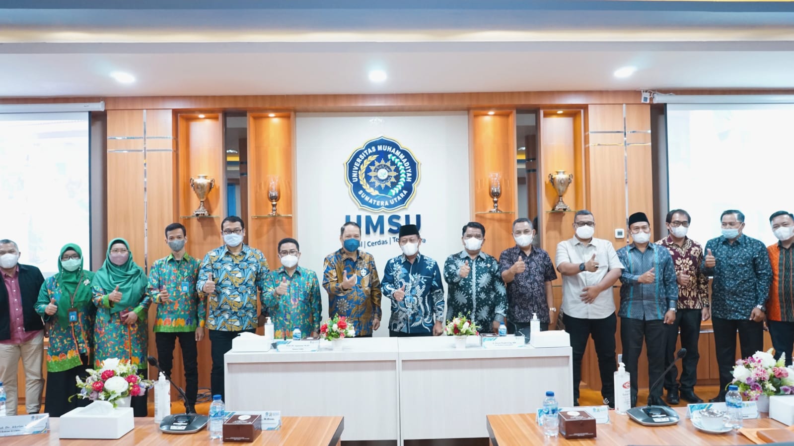 Plt Wali Kota Tanjungbalai Tanda Tangani MOU Dengan UMSU Medan