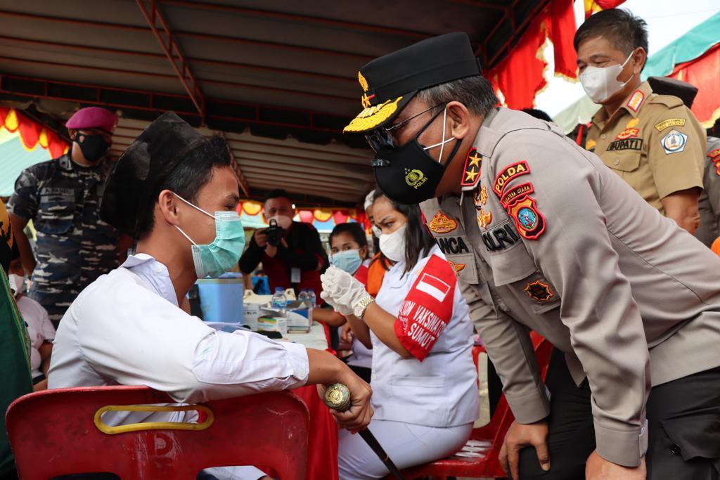 Dorong Booster Nias Selatan, Kapolda Sumut : Pentingnya Percepatan di Tempat Interaksi Masyarakat Tinggi.