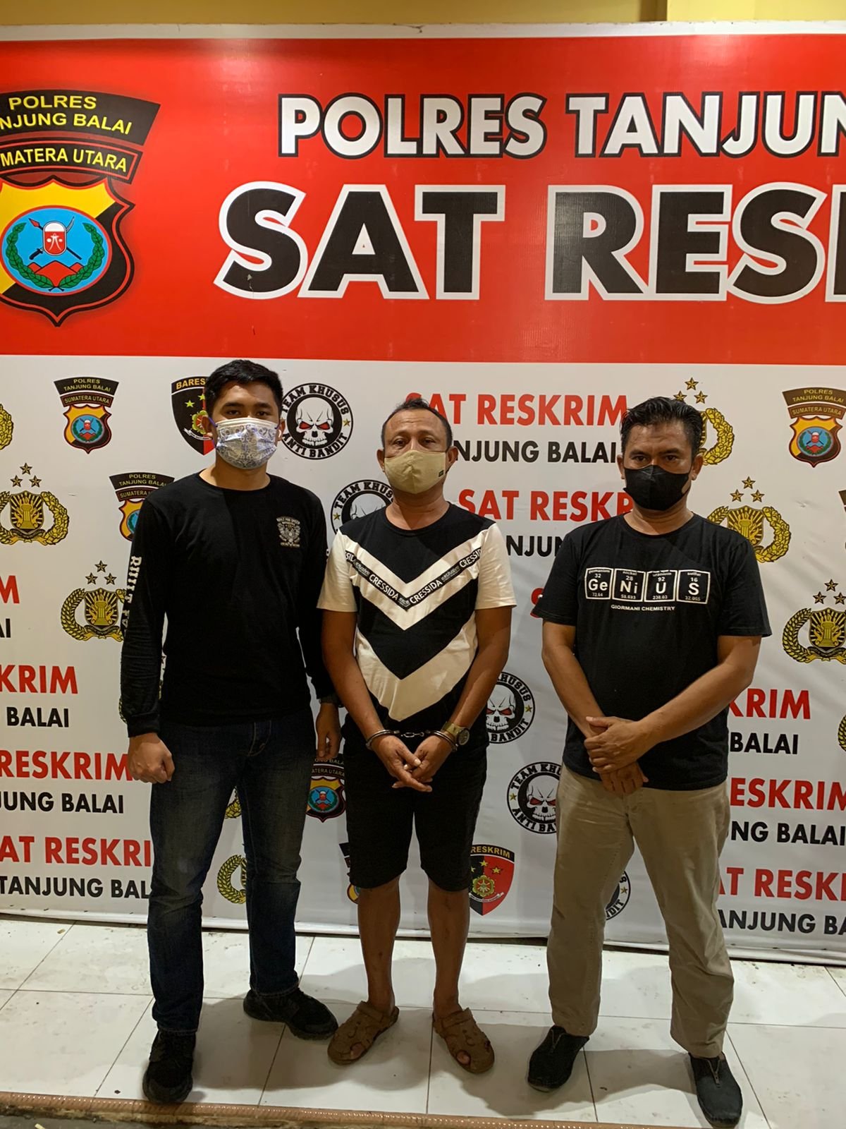 Sat Reskrim Polres Tanjung Balai Amankan Pemilik Warkop Sekaligus Penjual Togel