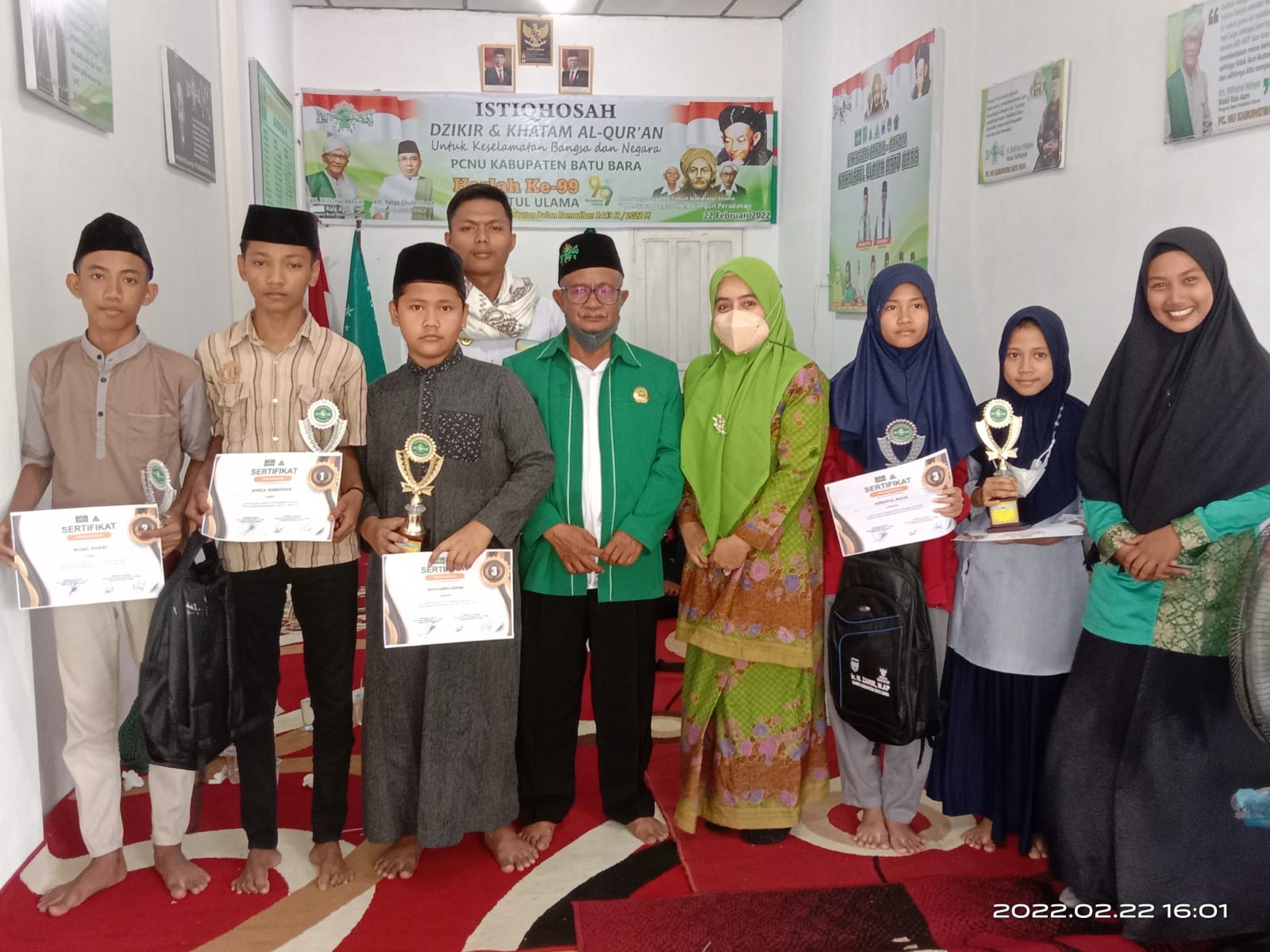 Peringati Harlah Ke-99, NU Batubara, Gelar Istqhosah dan Ziarah di Makam Ulama Serta Santunan Anak Yatim