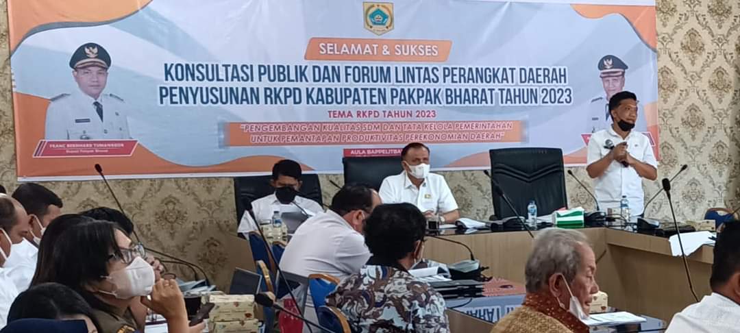 Wabub Pakpak Bharat Minta Peningkatan Perencanan Pembangunan yang Berkualitas Melalui Inovasi Dan Kreatifitas