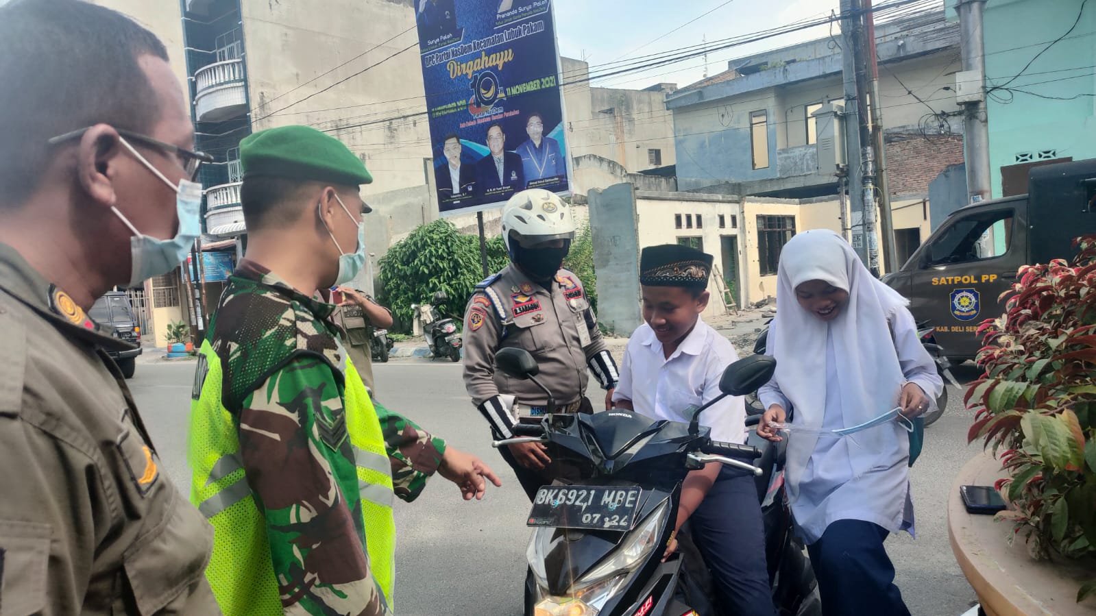 Rutin Laksanakan Patroli Yustisi, Polresta Deli Serdang Antisipasi Penyebaran Wabah Covid-19