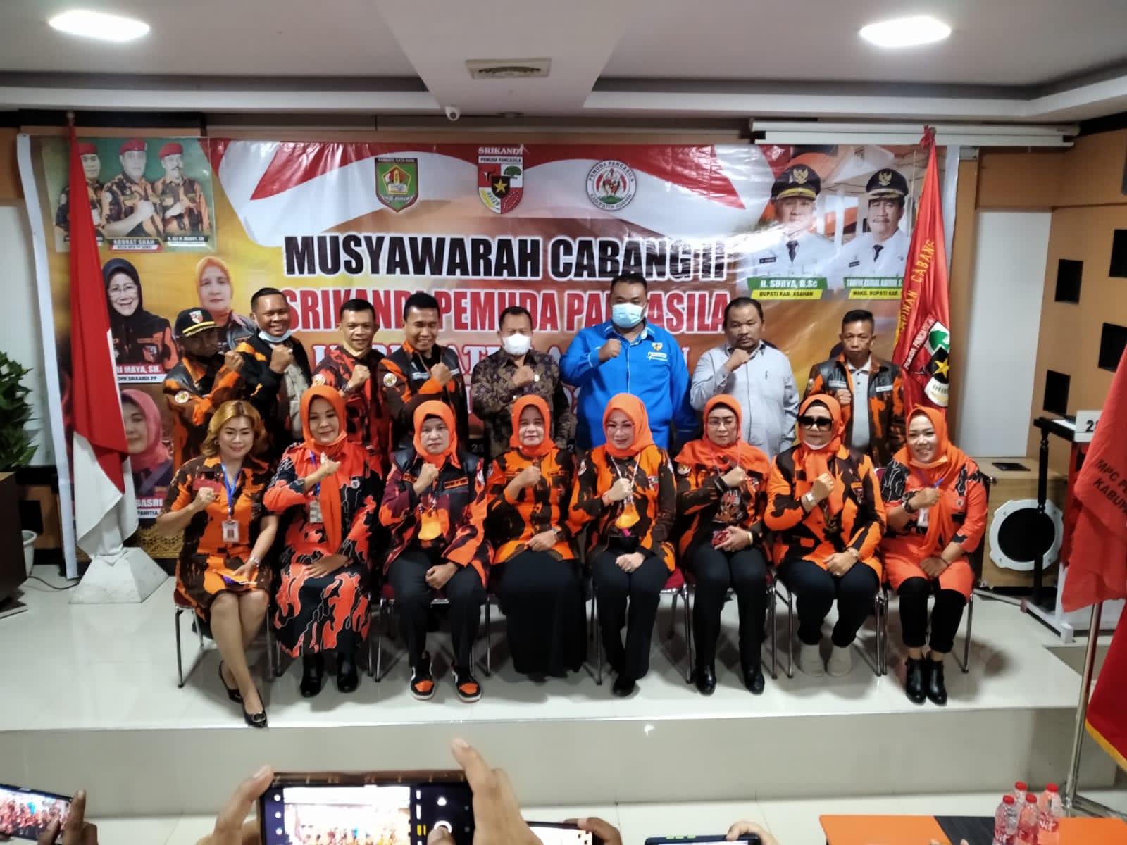 Laila Basri Terpilih Kembali Secara Aklamasi Pimpin Srikandi Pemuda Pancasila Asahan