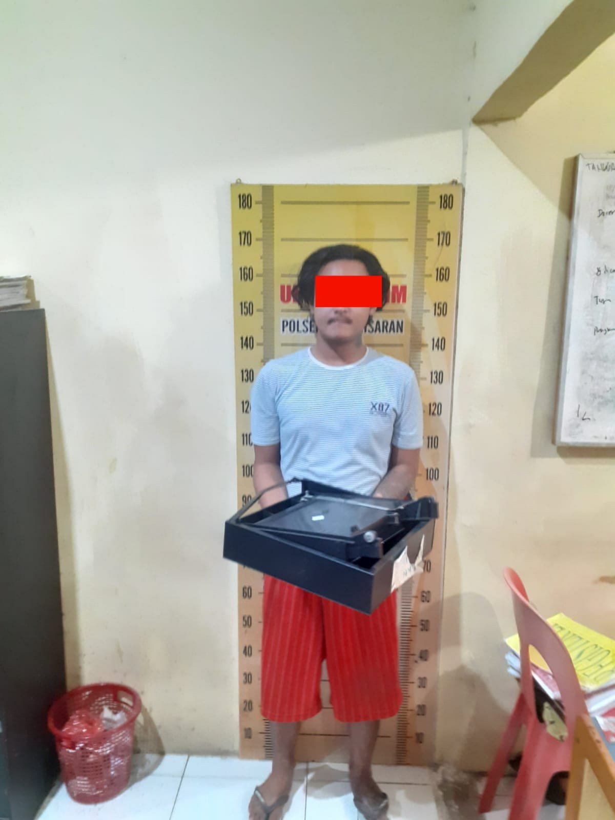 Unit Reskrim Polsek Kota Kisaran Polres Asahan Tangkap Pelaku Pencurian Brankas Milik Toko Roti Pratama Bakery