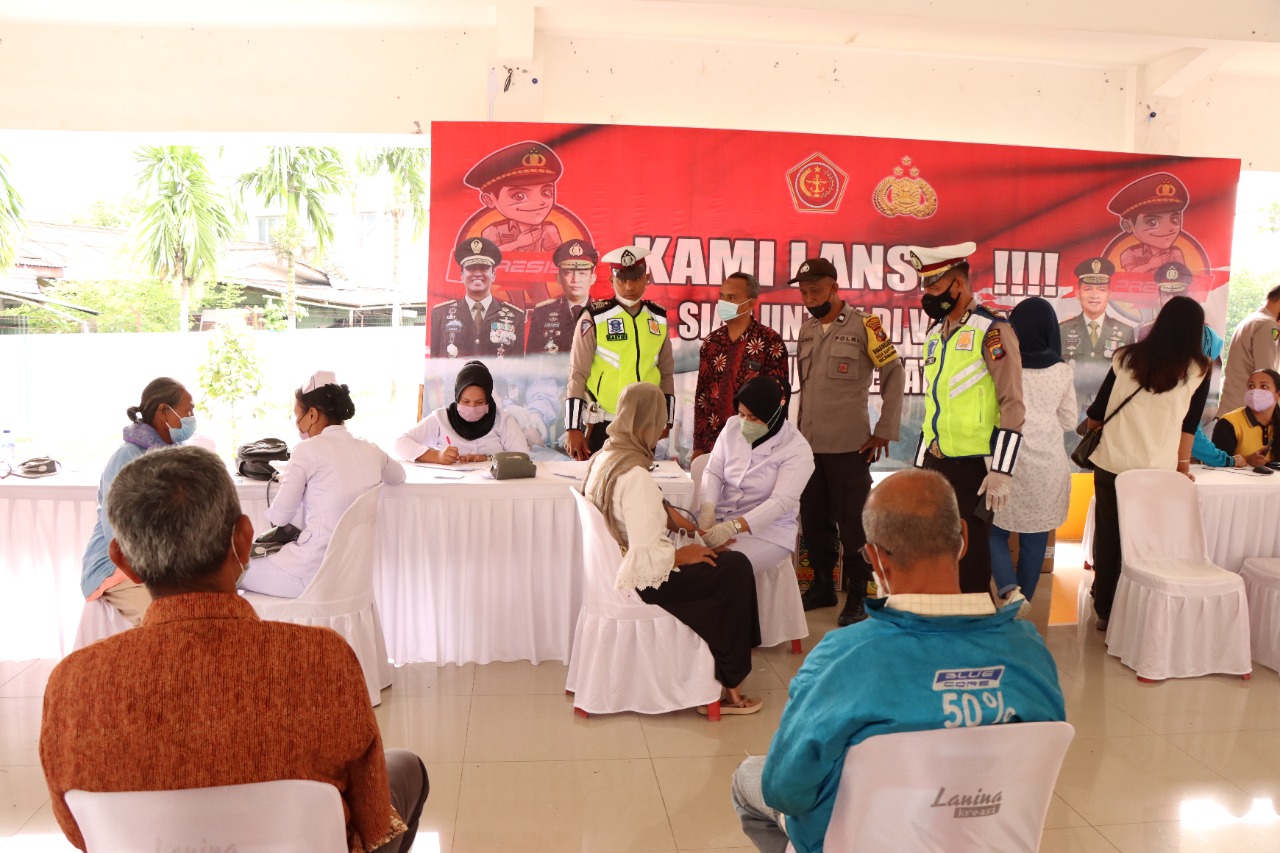 Akselerasi Vaksinasi Serentak Indonesia, Polresta Deli Serdang Kembali Laksanakan Vaksinasi Massal