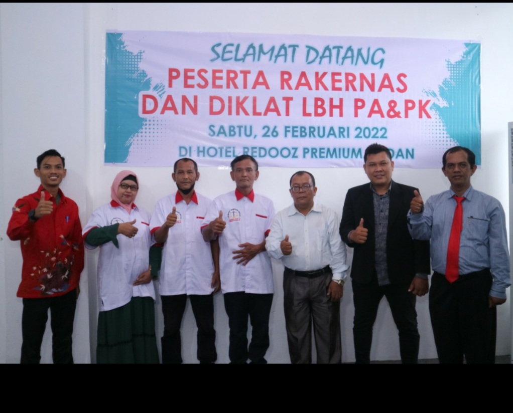 Dewan Pimpinan Cabang LBH PA & PK Kab.Pakpak Bharat Hadiri Rakernas Di Medan