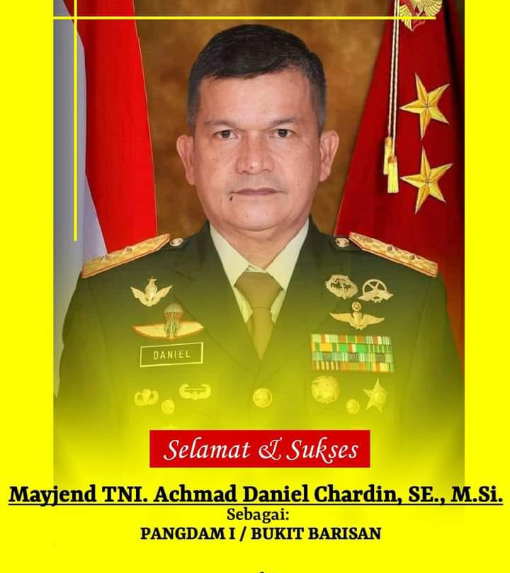 Ini Sosok Mayjen Achmad Daniel Chardin, Panglima Kodam I/BB yang Baru