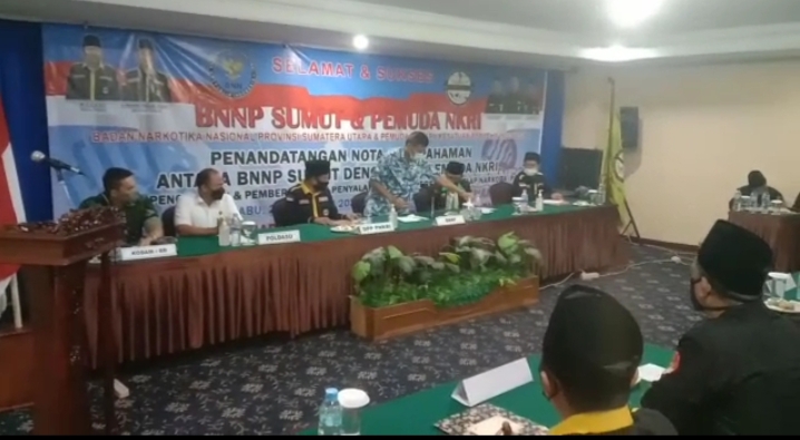 Acara Sumut Bersinar,Pemuda NKRI Sumut Sesalkan Ketidakhadiran Kaban Kesbangpolinmas