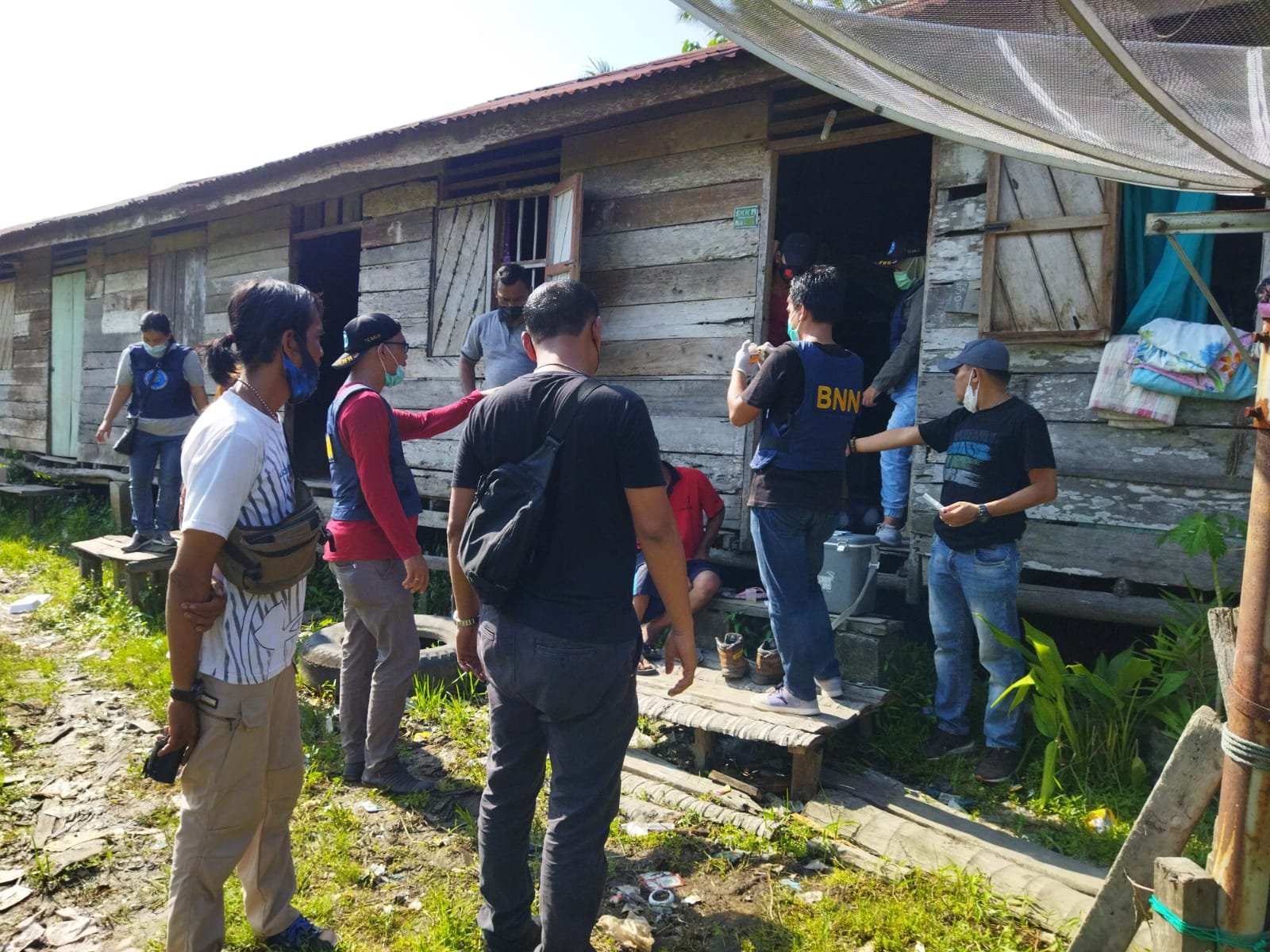 Ini Hasil Pengerebekan Kampung Narkoba di Kota Tanjung Balai