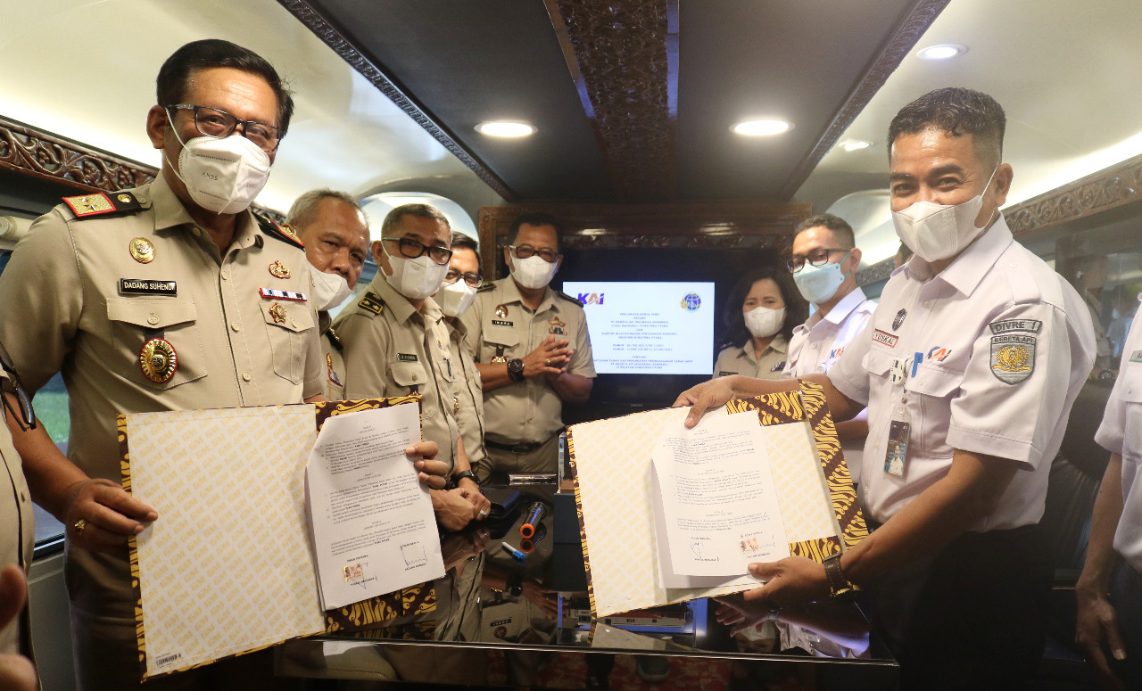 PT KAI Divre I SU Komit Jaga Aset Demi Kepentingan Bangsa dan Negara
