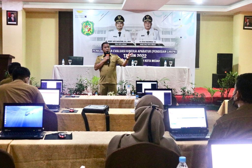 BKDPSDM Dorong 229 Pejabat Pemko Medan Selesaikan Kewajiban Pengisian LHKPN