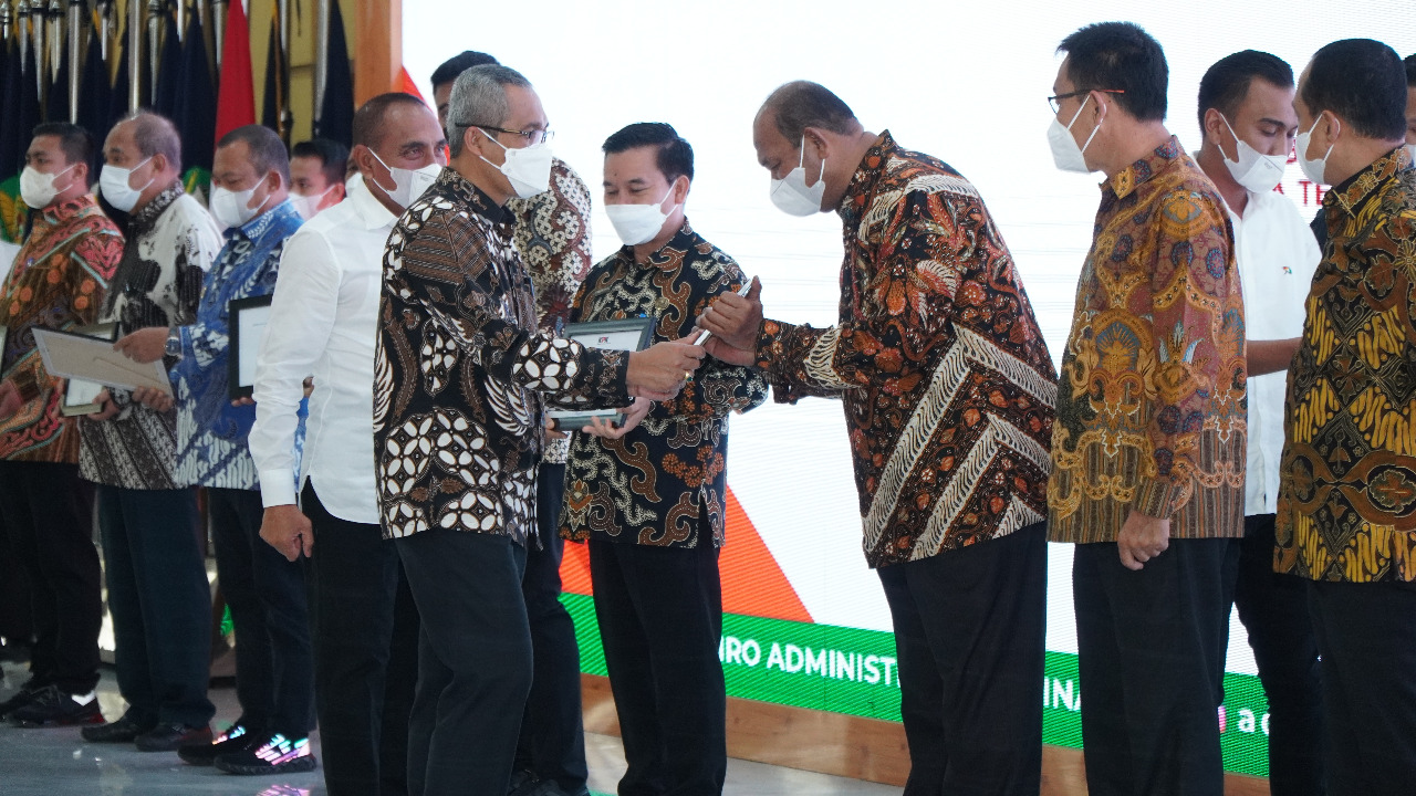 Pemkab Langkat Terima Apresiasi KPK RI, Sebagai Penyelamat Aset Bergerak Terbaik