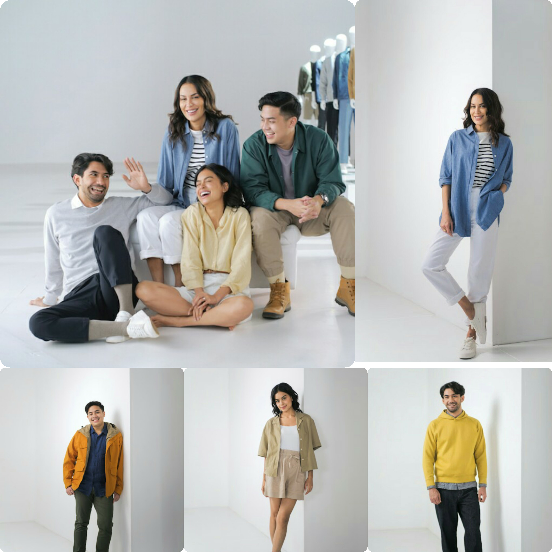 Intip Gaya ala Reza Rahadian, Sophia Latjuba, Eva Celia dan Jerome Polin dalam Pilihan Koleksi Terbaru UNIQLO 2022 Spring/Summer