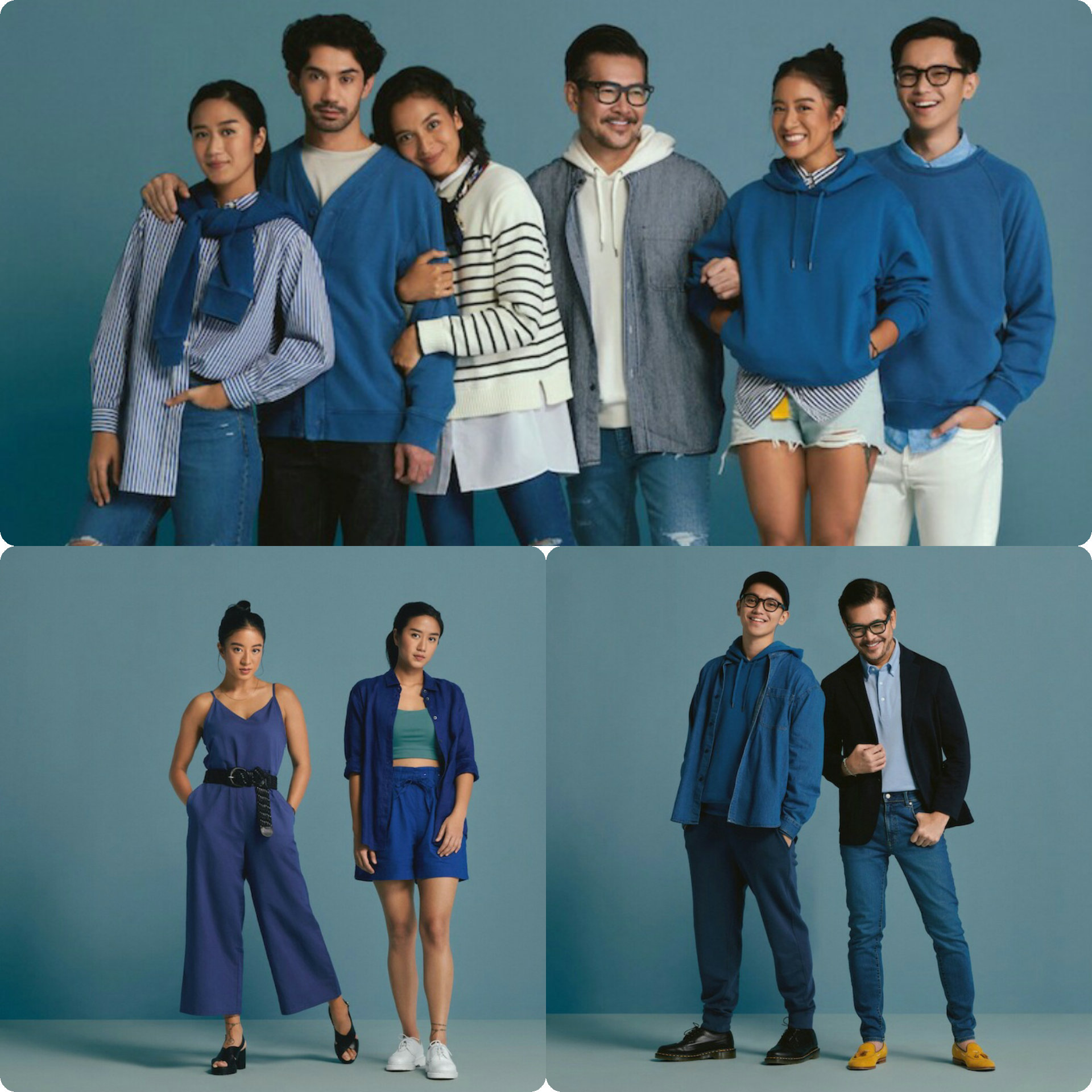 Tampilkan Keunikan Karaktermu dengan Nuansa Biru pada koleksi Uniform Blue dari UNIQLO