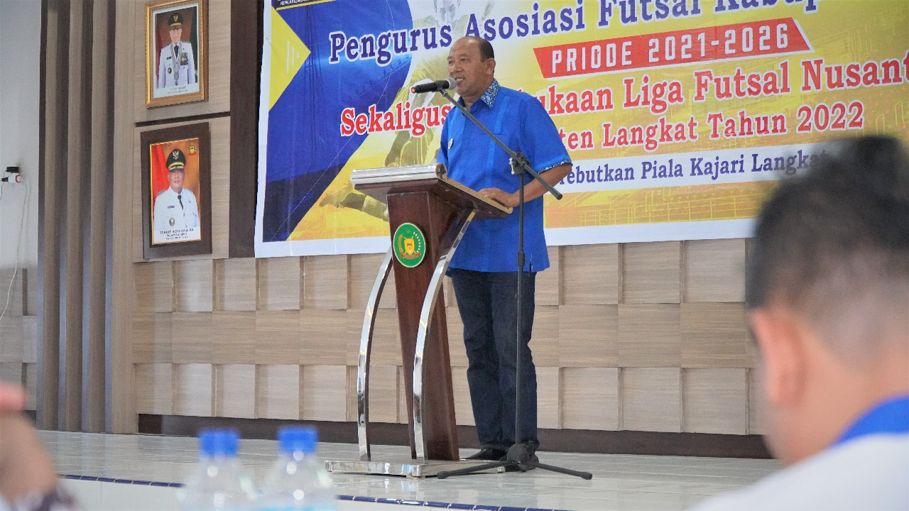 Syah Afandin Buka Liga Futsal Piala Kejari Langkat