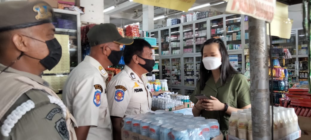 Bulan Bakti Praja Wibawa Sosialisasikan PKL,  Prokes,  Penertiban Spanduk & Parkir Liar