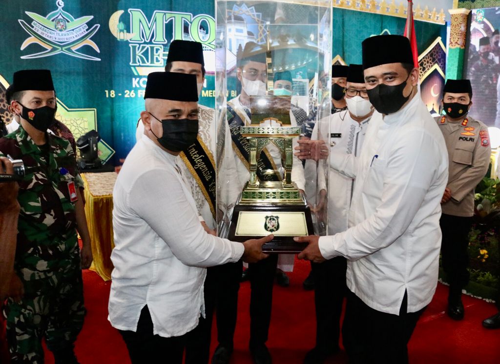 Penghargaan Bobby Nasution kepada Pemenang MTQ ke-55 Kota Medan: Masuk USU, UINSU, Panca Budi Tanpa Testing dan Bergabung di TNI AD