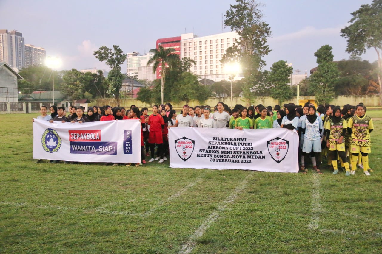 Turnament Sepakbola Airbons Cup I 2022 Diharapkan Lahirkan Bibit Pesepak Bola Putri