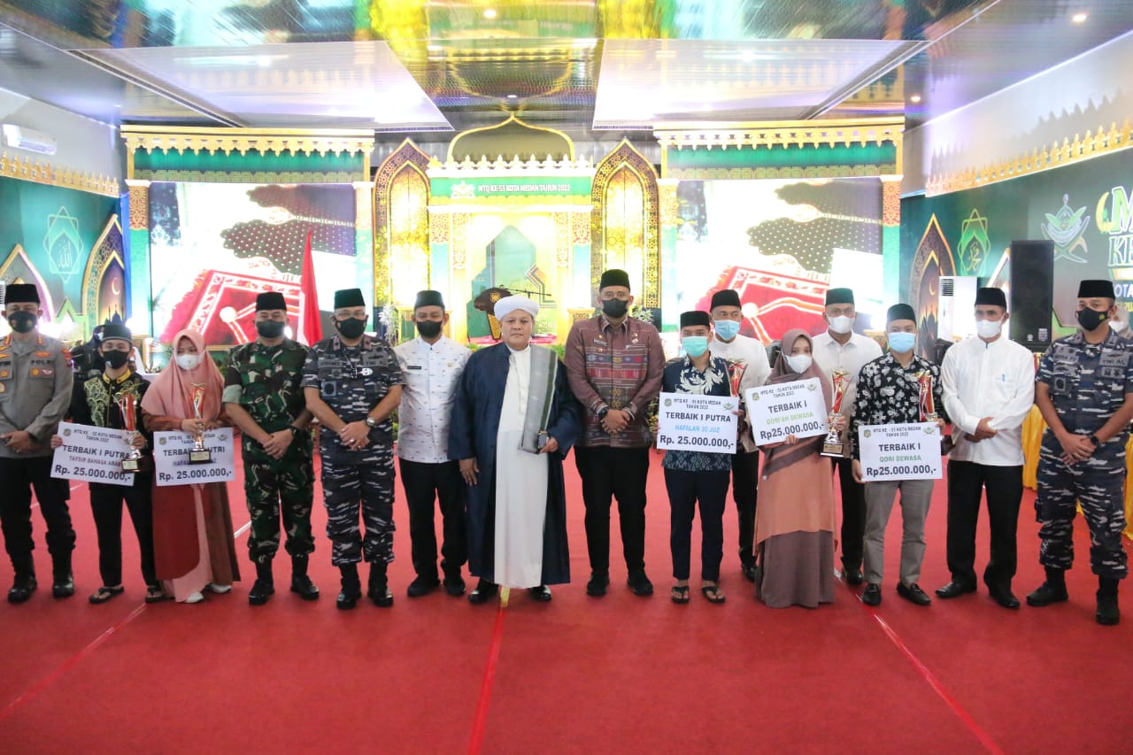 Kecamatan Medan Belawan Juara Umum MTQ Ke 55 Tingkat Kota Medan