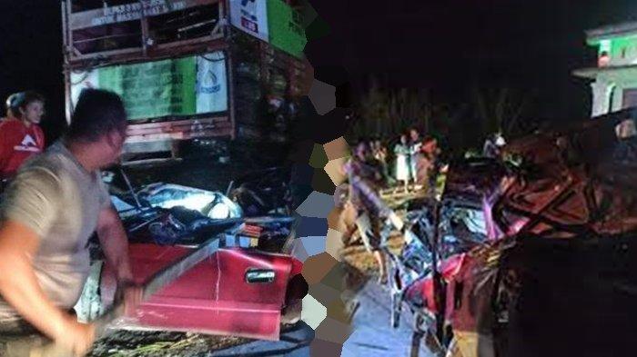 Kecelakaan Tunggal Honda Civic Dolok Sanggul, 6 Orang Tewas