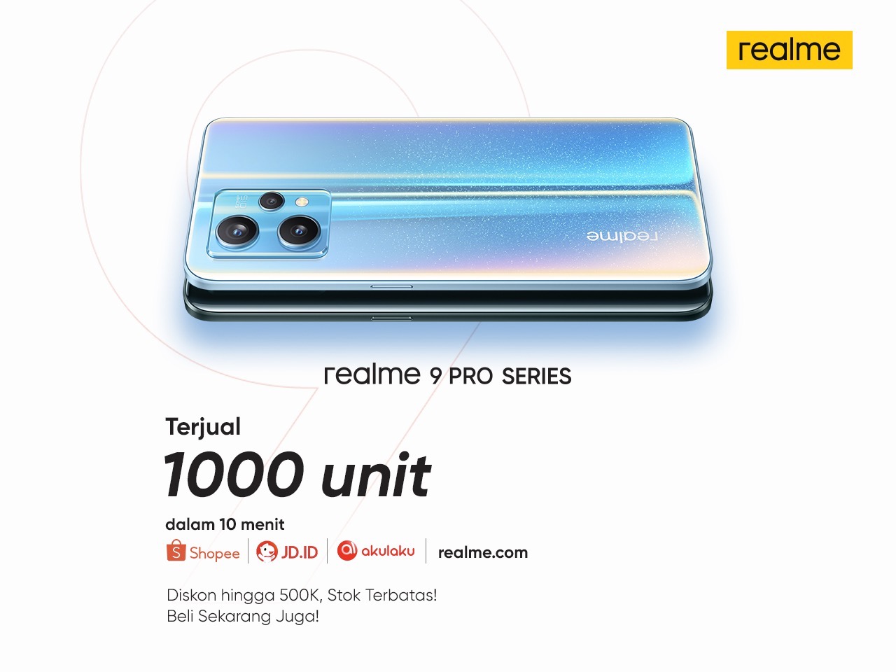 realme Hadirkan â€œThe 9reatest Open Sale Eventâ€, Terjual 1.000 Unit dalam 10 Menit