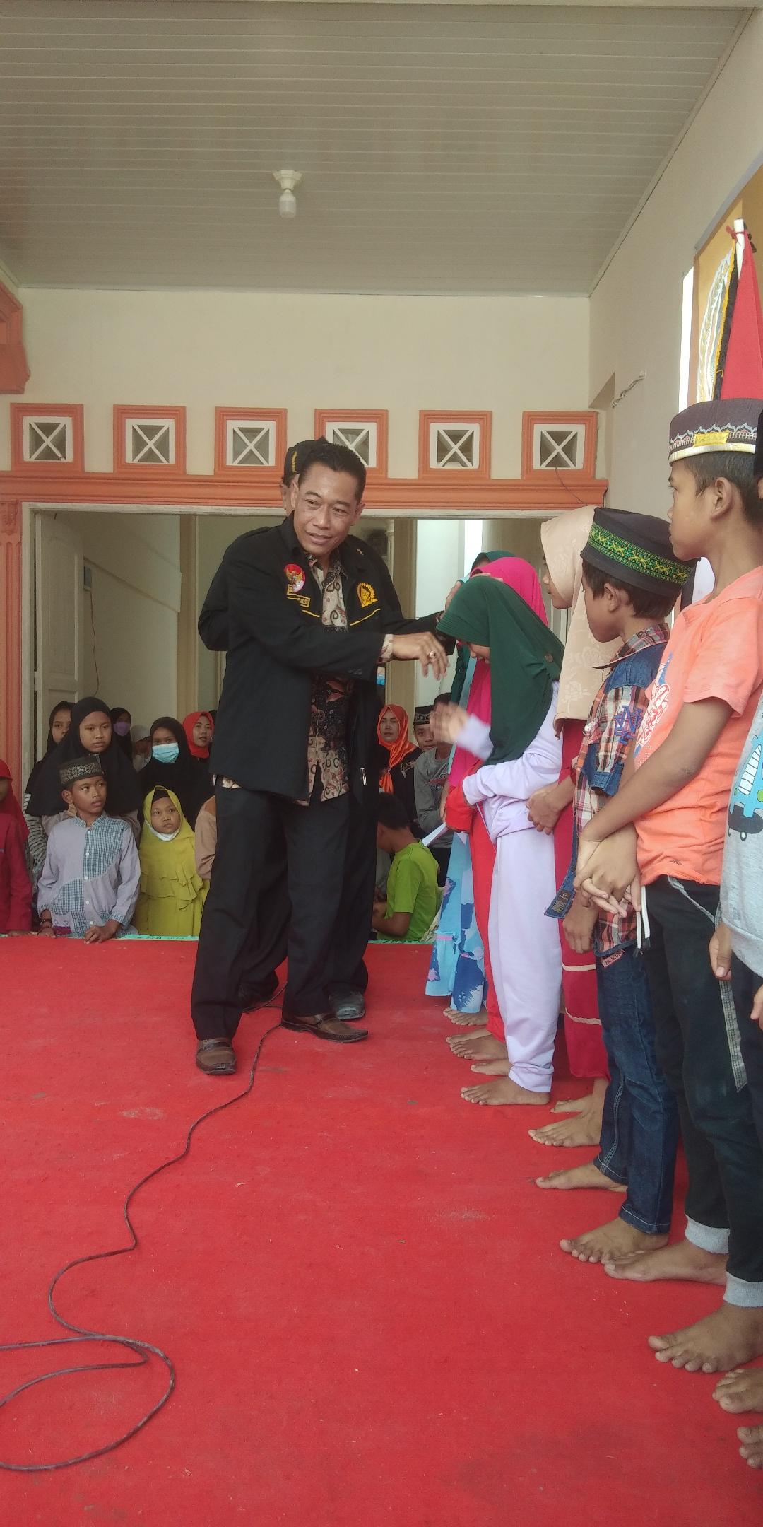 Peringati HUT DPW Pendowo Sumut ke-7 Santuni Anak Yatim