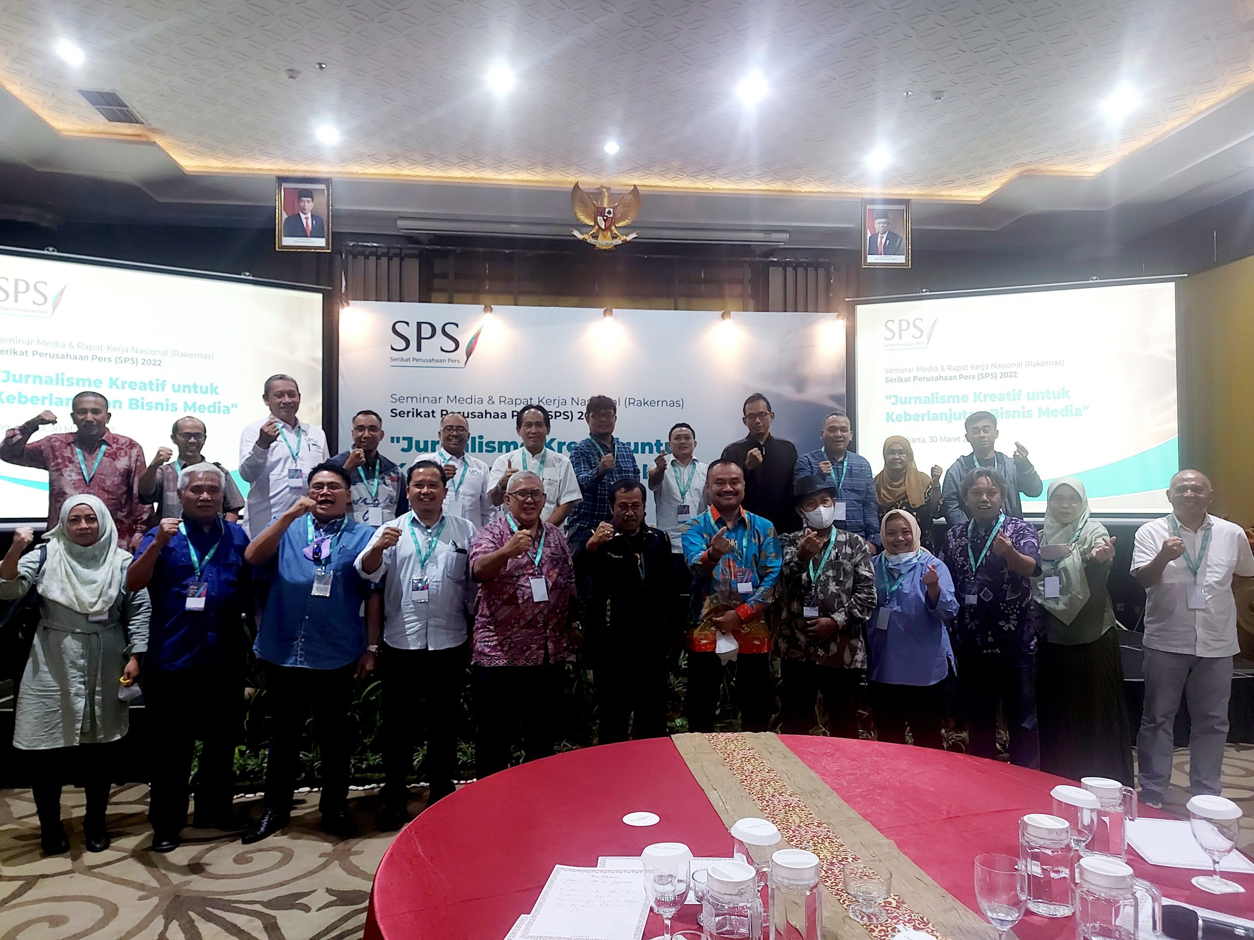 SPS Sumut Hadiri Seminar Media dan Rakernas SPS 2022 dan Anugerah SPS Awards
