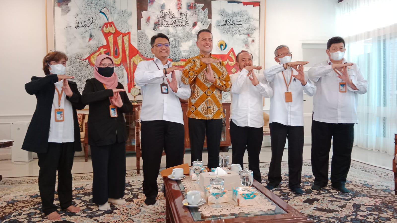 Kepala BPS Sumut Nurul Hasanudin Silaturahmi ke Wagubsu Musa Rajeksah